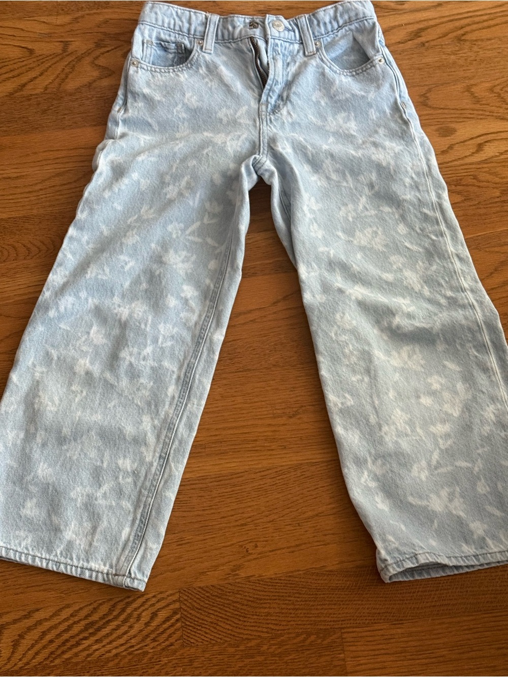 Light Wash Girls Gap Jeans - Casual Straight Leg